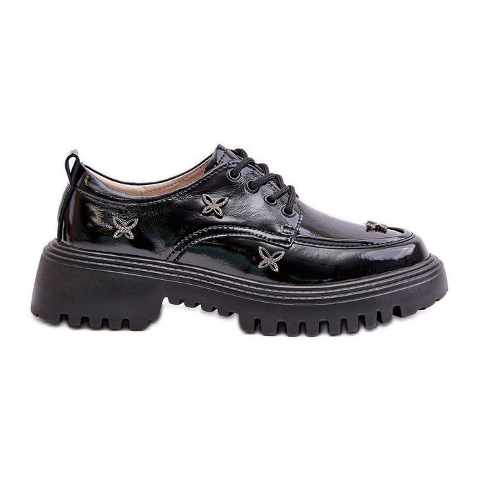 Chaussures Femme Vernies Avec Décorations Cuir Naturel Artiker 55C1011 Noir le noir