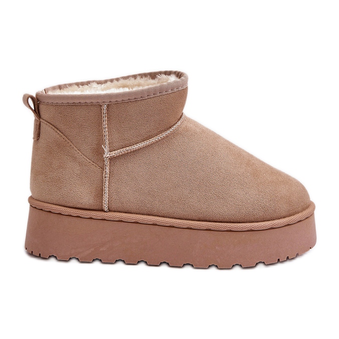 Bottes de neige à plateforme avec doublure en fourrure pour femme, beige Xamella Bottes de neige à plateforme avec doublure en fourrure pour femme, beige Xamella