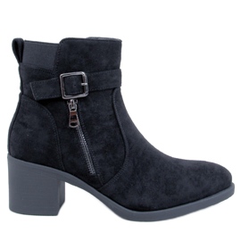 Bottines classiques à talons hauts Irving Black noir