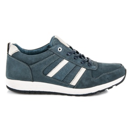 Mazaro Chaussures en cuir gris Mazaro Chaussures en cuir gris