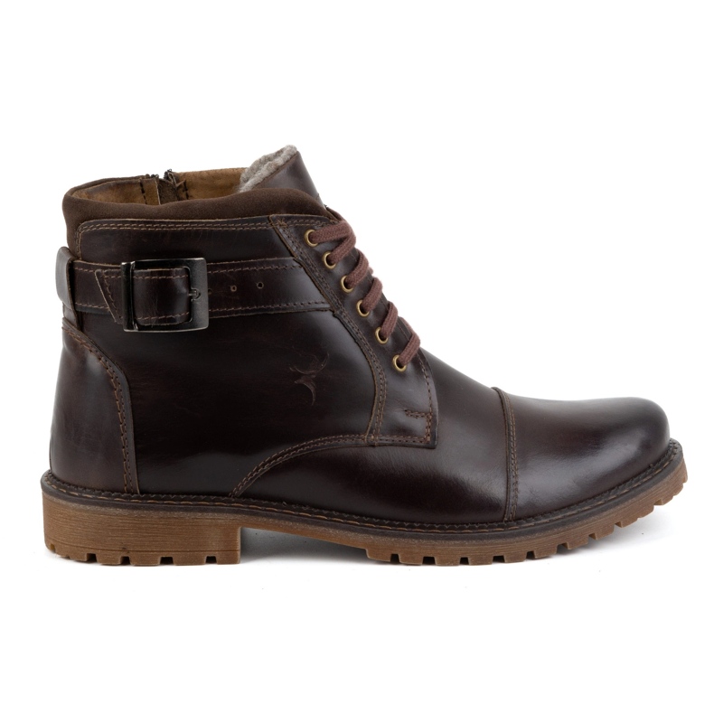 Olivier Chaussures d'hiver homme Bottines à lacets 136GT, marron foncé brun Olivier Chaussures d'hiver homme Bottines à lacets 136GT, marron foncé brun