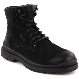 Bottes noires isolées imperméables pour hommes Big Star OO174171