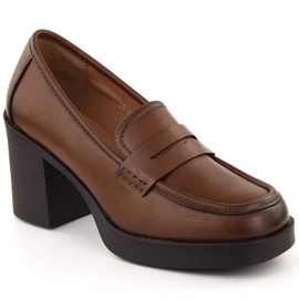 Chaussures à talons hauts pour femmes, marron Potocki 12451 brun Chaussures à talons hauts pour femmes, marron Potocki 12451 brun