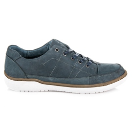 Mazaro Baskets en cuir gris Mazaro Baskets en cuir gris