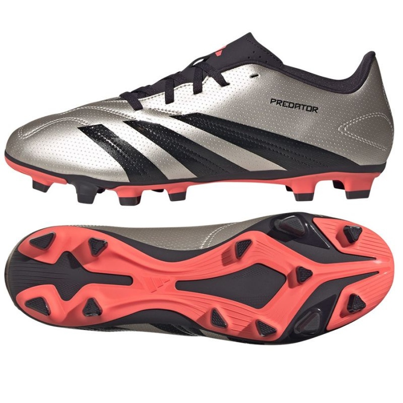Chaussures de football Adidas Predator Club FxG IF6341 argent