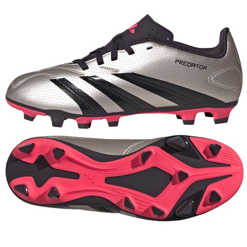 Chaussures de football Adidas Predator Club FxG IF6423 argent