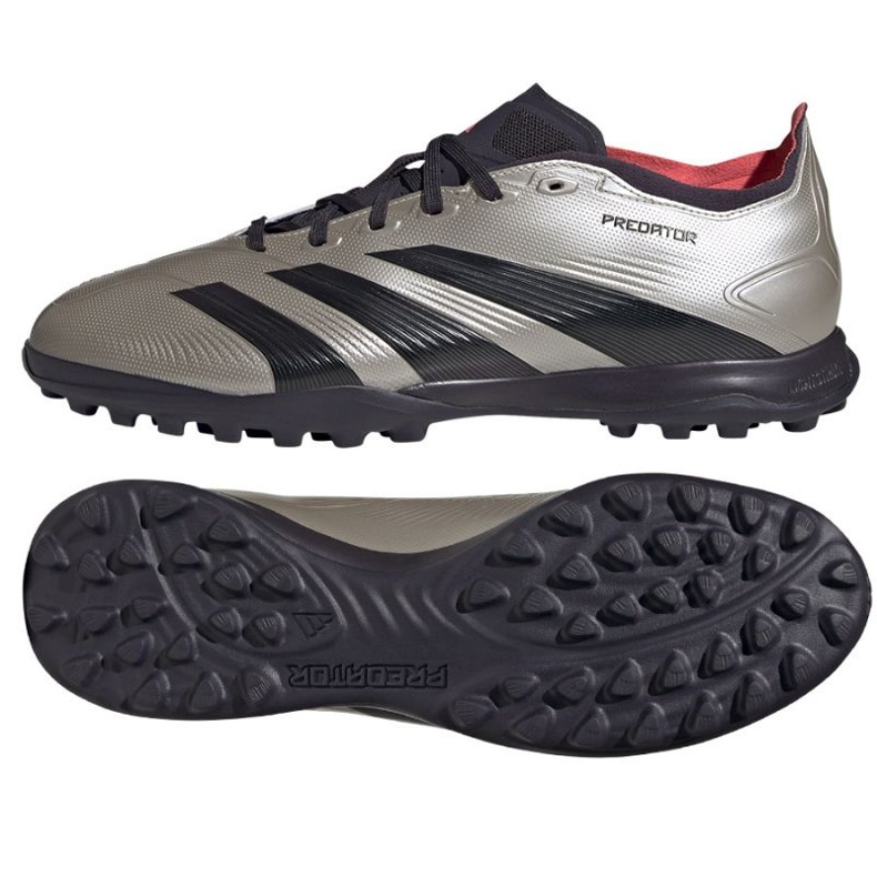 Chaussures de football Adidas Predator League Tf IF6376 argent