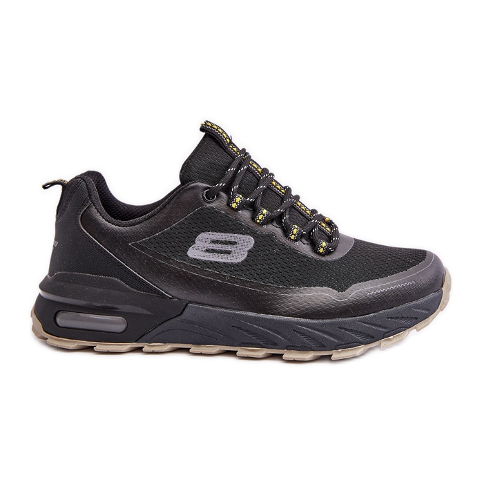 Chaussures de sport pour hommes sur la plateforme noir Idama le noir