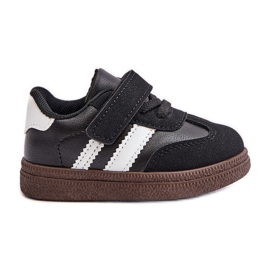 Baskets Velcro Enfant Noir Tromella le noir
