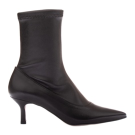 Marco Shoes Bottines Marcelo en lycra noir