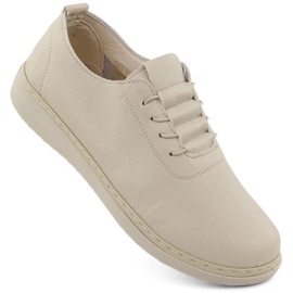 Chaussures confortables beiges pour femmes Unisoft