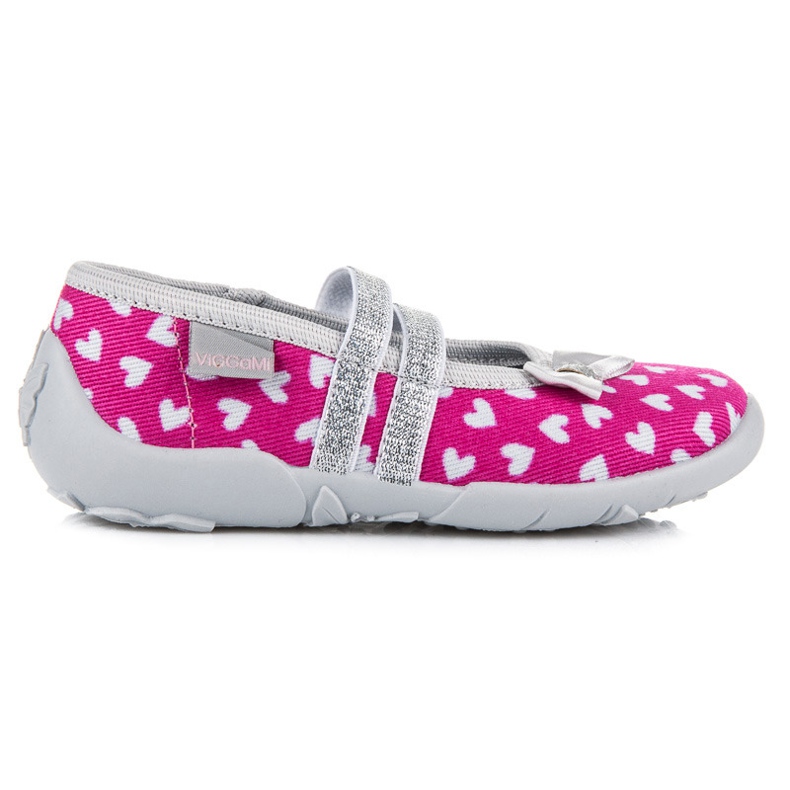 Viggami Accueil Ballerines En Coeurs rose Viggami Accueil Ballerines En Coeurs rose