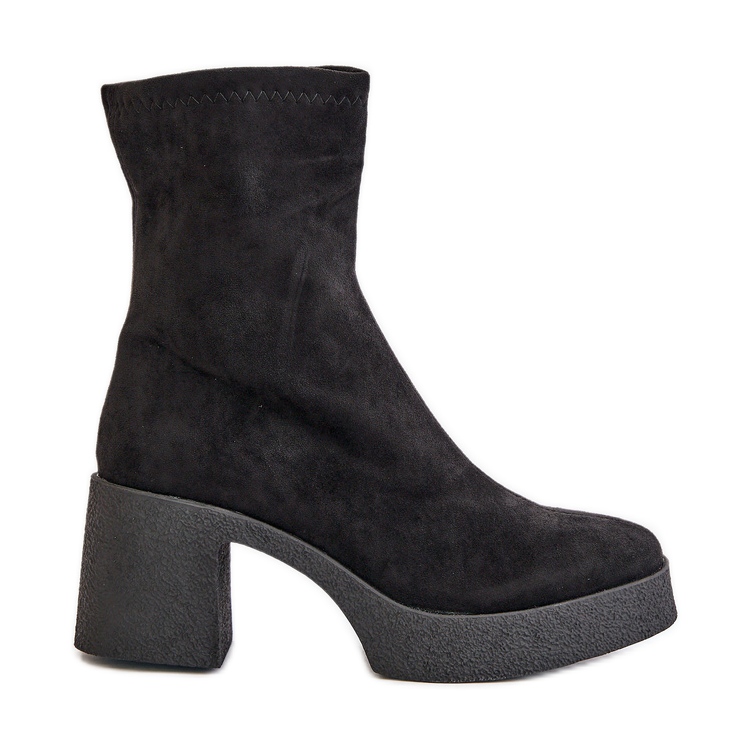 Bottes Pour Femmes Sur Plateforme Et Talon Massif S.Barski HY42-739 Noir le noir Bottes Pour Femmes Sur Plateforme Et Talon Massif S.Barski HY42-739 Noir le noir