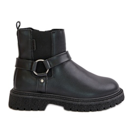 Bottines Chelsea isolées avec fermeture éclair Big Star OO274A128 Noir
