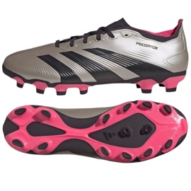Chaussures de football Adidas Predator League Mg IF6383 argent