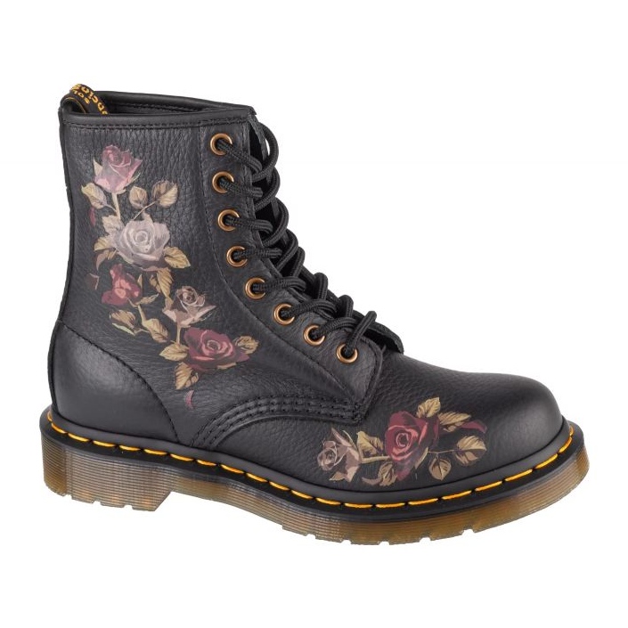 Dr. Martens Dr chaussures Martens 1460 Roses pourries DM32070001 le noir Dr. Martens Dr chaussures Martens 1460 Roses pourries DM32070001 le noir