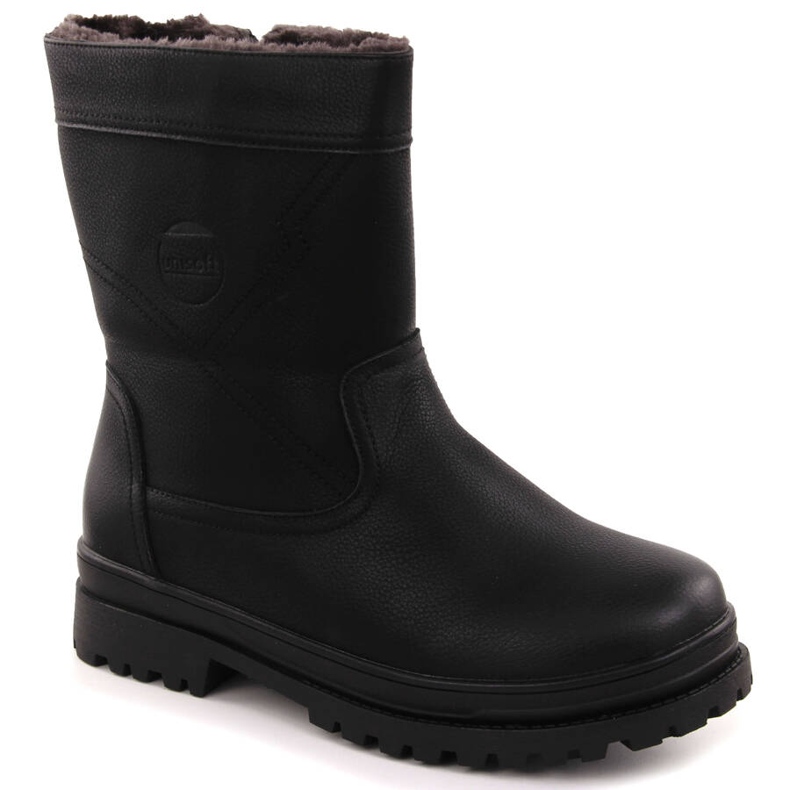 Bottes hautes isolées pour hommes, noires, Unisoft le noir