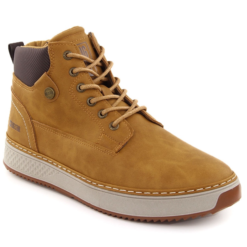 Baskets montantes noires homme Big Star OO174561 le noir