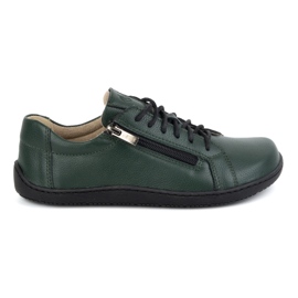 Olivier Chaussures minimalistes en cuir pieds nus pour femmes modèle 1243 vert Olivier Chaussures minimalistes en cuir pieds nus pour femmes modèle 1243 vert