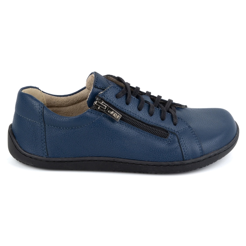 Olivier Chaussures minimalistes en cuir pieds nus pour femme modèle 1243, bleu marine Olivier Chaussures minimalistes en cuir pieds nus pour femme modèle 1243, bleu marine