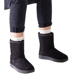 Bottes de neige Libero classiques isolées noires