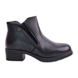 Bottines basses avec fourrure, Vinceza 85150 Noir