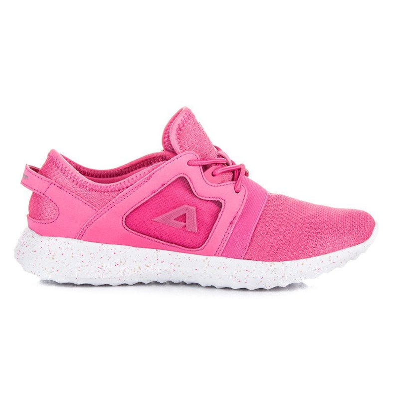 American Club Chaussures de sport sur la reliure rose