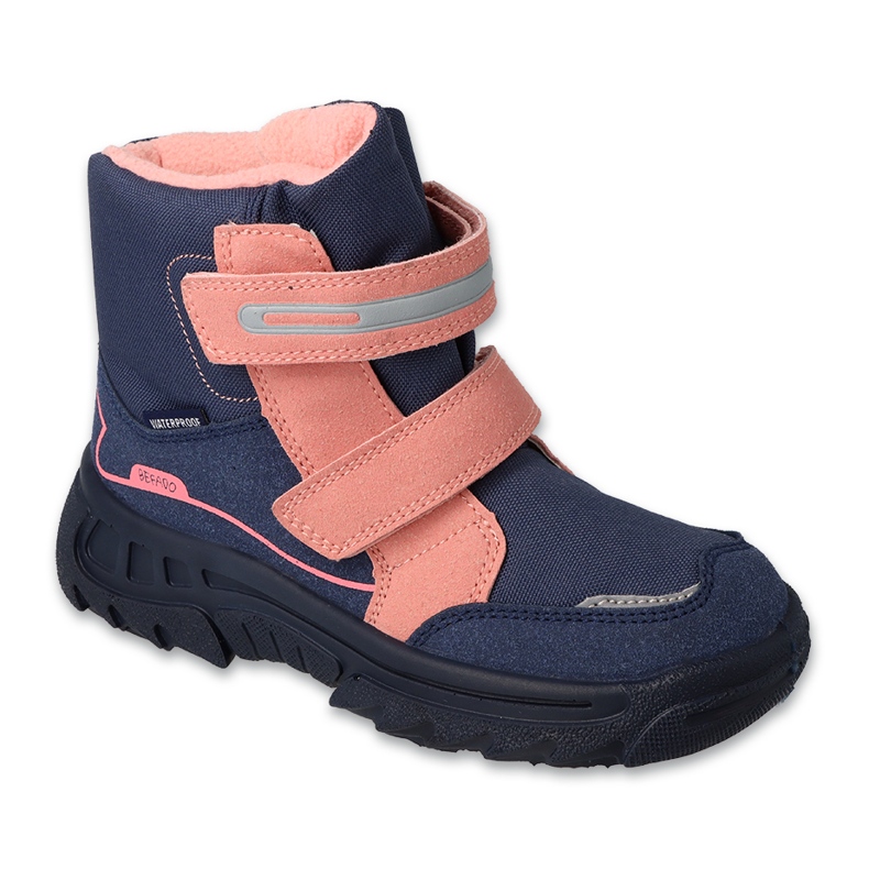Befado chaussures de trekking avec membrane 615Y002 bleu marine/rose