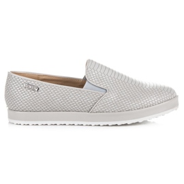 Vices Chaussures à motif animalier gris Vices Chaussures à motif animalier gris