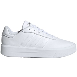 Chaussures Adidas Court Platform GV9000 blanc