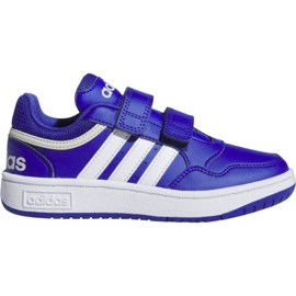 Chaussures Adidas Hoops 3.0 Cf C IH8013 bleu