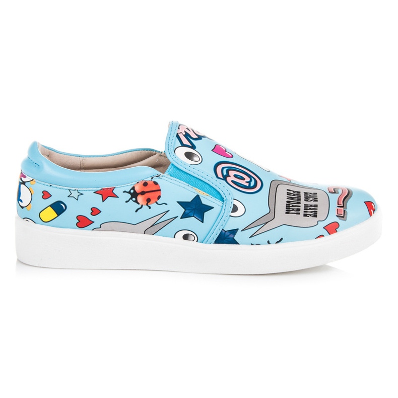Vices Slipony comiques bleu
