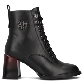 Filippo DBT6316/24 Bottines en cuir noir Bk le noir