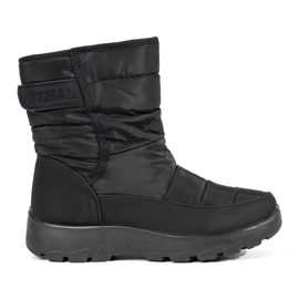 Bottes de neige isolées noires pour femmes le noir Bottes de neige isolées noires pour femmes le noir