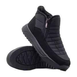 Bottes de neige d'hiver Progress PROGJ-21-21 le noir