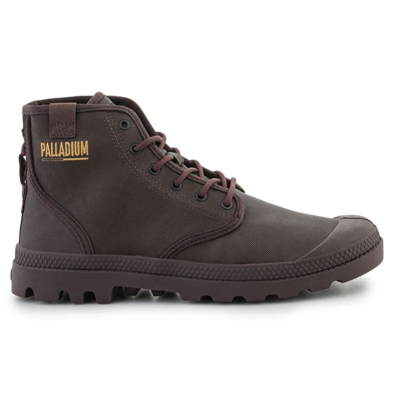 Chaussures Palladium Pampa Hi Coated U 74375-249-M Dark Cocoa brun
