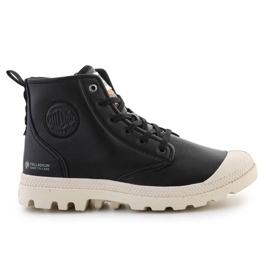 Palladium Pampa Hi Re-Vegan Leather U chaussures 74378-008-M Noir le noir Palladium Pampa Hi Re-Vegan Leather U chaussures 74378-008-M Noir le noir