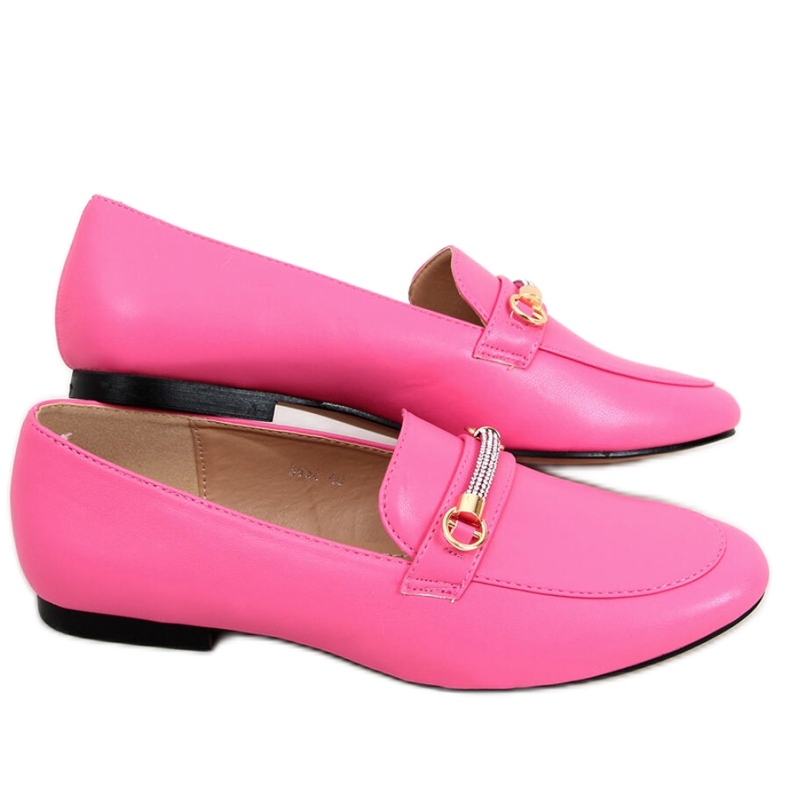 Mocassins femme Gessa Fushia - Inello rose