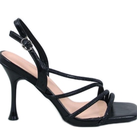 Dubois Sandales à talons noires - Inello le noir Dubois Sandales à talons noires - Inello le noir