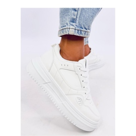 Baskets femme Tixis All White - Inello blanche