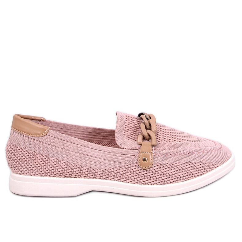 Mocassins ajourés roses Lucena - Inello Mocassins ajourés roses Lucena - Inello
