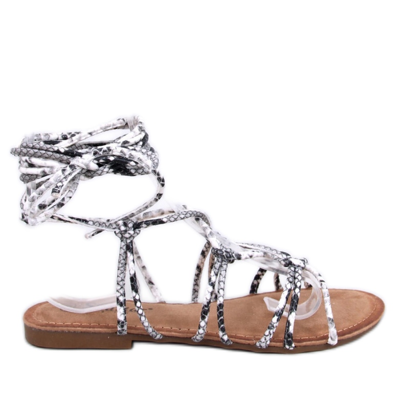 Sandales spartiates Morin Serpentine gris