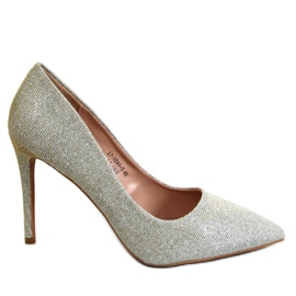 Escarpins femme opalescents Anabelle LT.GOLD - Inello jaune