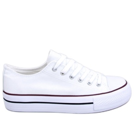 Baskets classiques femme Fargis Blanc - Inello blanche
