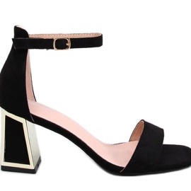 Sandales à talons Auguste Noir