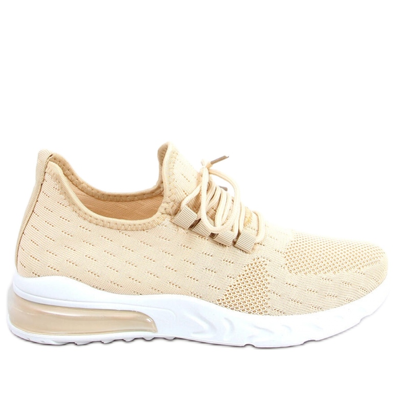 Chaussures de sport chaussettes beiges Chaussures de sport chaussettes beiges