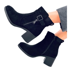 Bottines classiques à talons hauts Noir