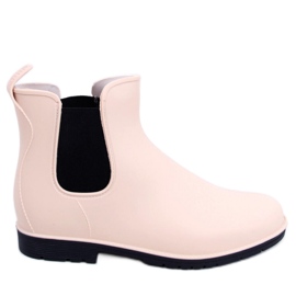 Bottines Chelsea femme beiges