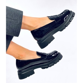 Gladieu Mocassins vernis noirs - Inello