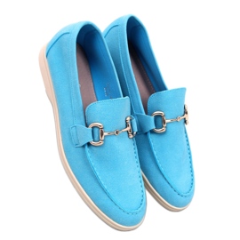 Mocassins femme bleus